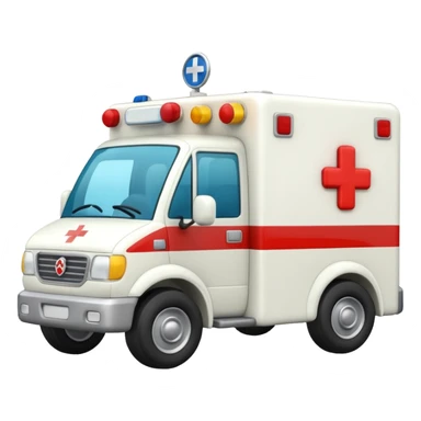 create an ambulance with peluche sticker