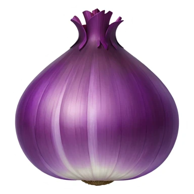  purple onion single sphere sticker