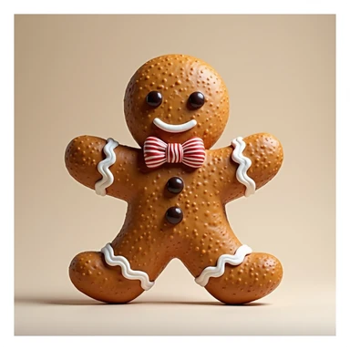 gingerbread man sticker