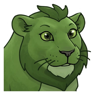 Lion sticker