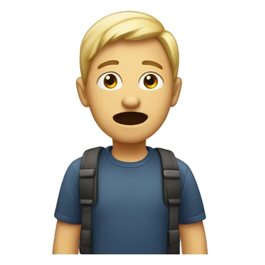 someone with bad hearing sticker