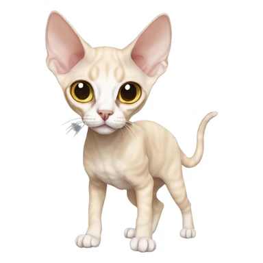 Devon Rex Full Body sticker