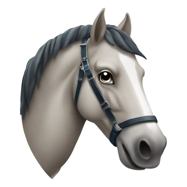 A horse with horn sticker