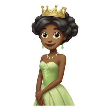 princess and the frog sticker
