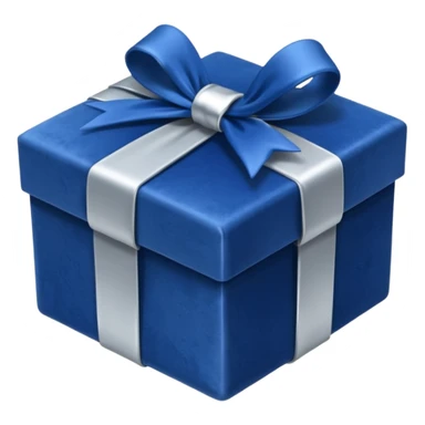 Sapphire gift box sticker