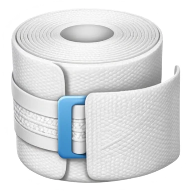 bandage roll, no blue  sticker
