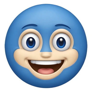 dizzy blue emoji sticker