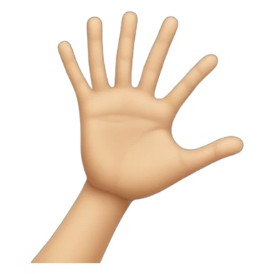 pinching hand sticker