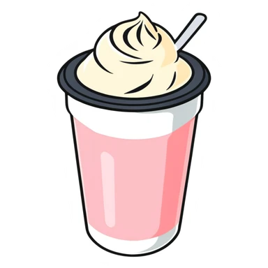 yogurt cup sticker