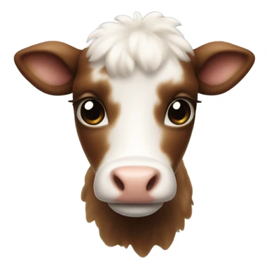 very cute calf sticker