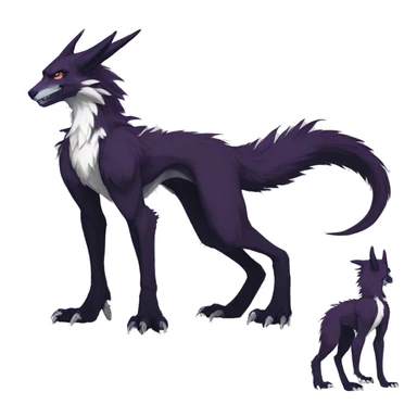 Cool Edgy Modern Vernid-Sergal species by LiLaiRa full body sticker