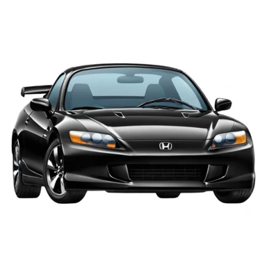 Black honda sticker