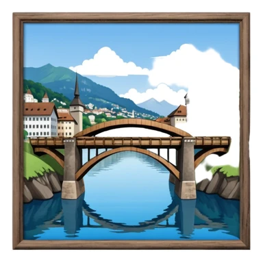 Kappelbrücke Luzern sticker