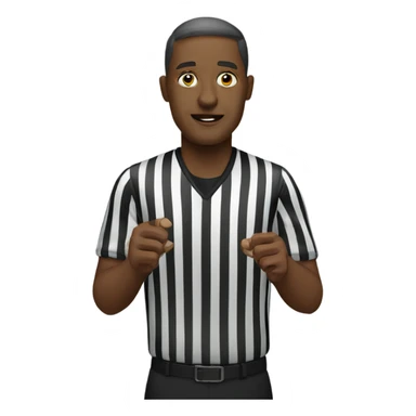 Blind referee sticker