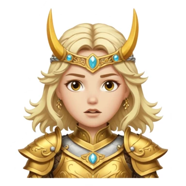 norse god warrior freya sticker