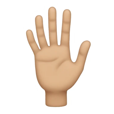 mano señalando sticker