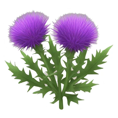 Thistles sticker