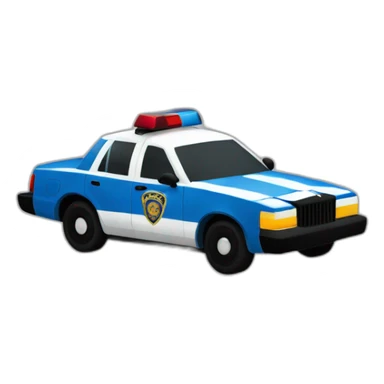 cop car sticker