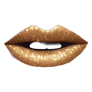 Glitter lipstick  sticker