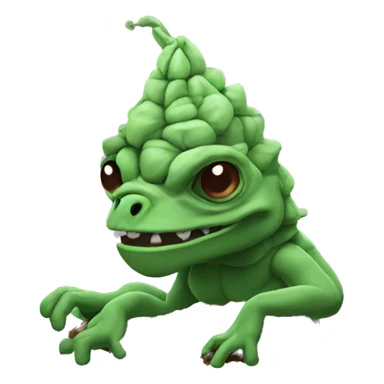 Chamäleon smoke weed sticker