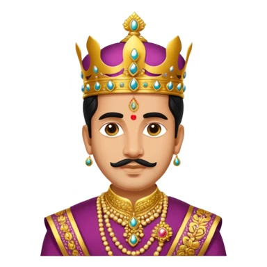 King of Telangana India nizam 7th sticker