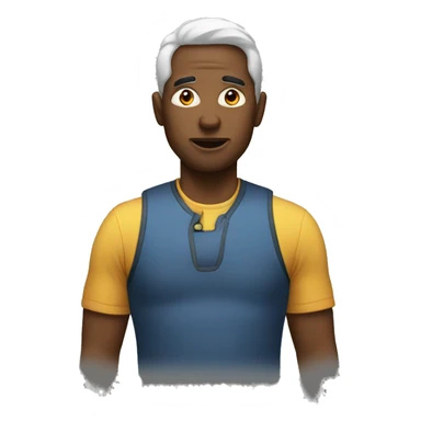 speaking person, not amus sticker