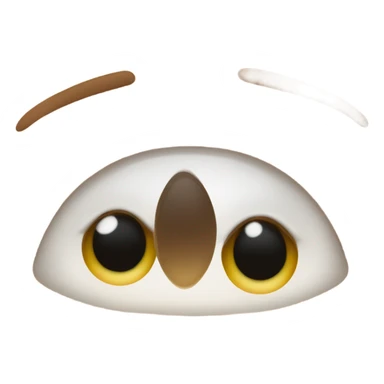 Teary eye with index fingers touching sticker