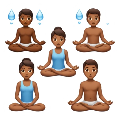 craeate me a series of emojis for those excersises:

Nose
Sit
Lay down
Spin
Focus
Drop
Walk next to me sticker