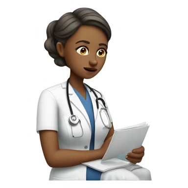 Nurse devastated about the long weekend being over sticker