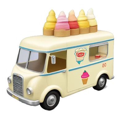 Matchbox ice cream van 1957 sticker