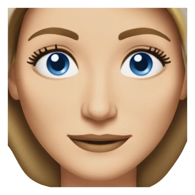 Brenda Strong with blue eyes  sticker