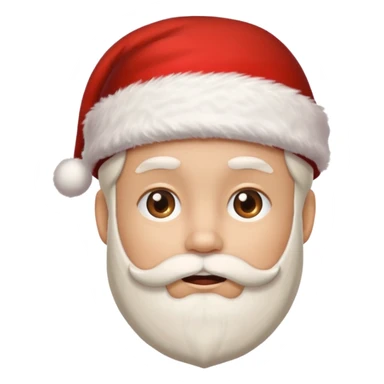 🤠 with a santa hat sticker