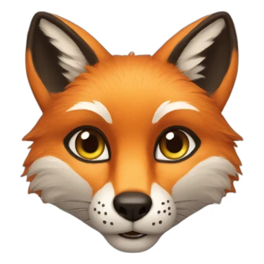 fox fith panter sticker
