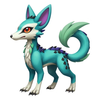 Meloetta-Vernid-Trico-Sergal-Protogen-Primagen-Pokémon-Fakémon-creature sticker