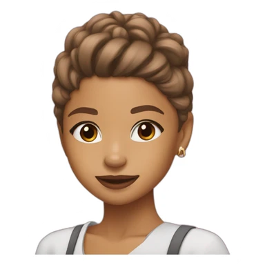 ZENDAYA WITH POMCHI sticker