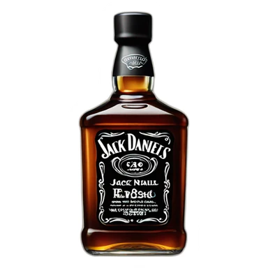 jack daniels bottle sticker