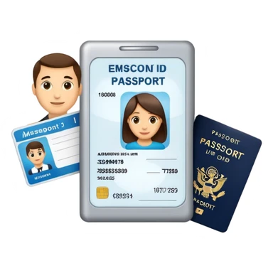 Personal ID Card and passport sticker