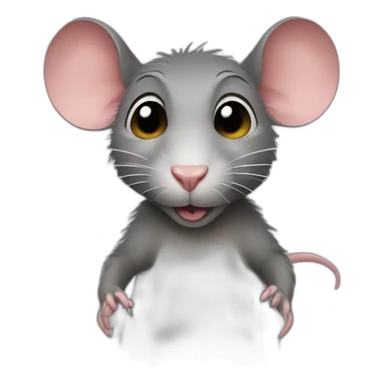 rat in hollywood sticker