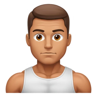 Overwhelming looking man sticker