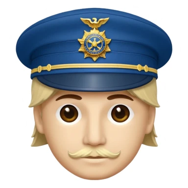 American legion service hat sticker