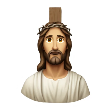 jesus christ on the cross sticker