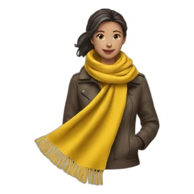 Rédige and yellow scarf sticker
