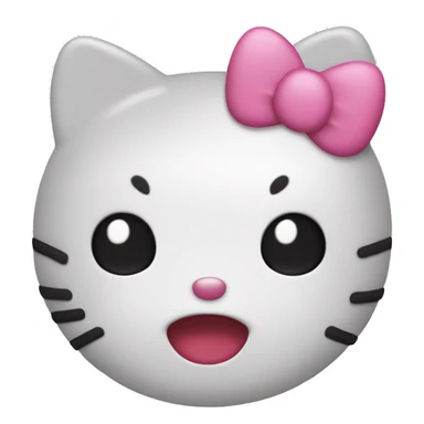 Hello kitty bisou sticker