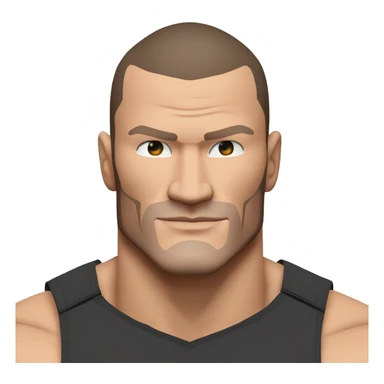 Randy Orton wwe superstar le plus réaliste possible qui fait un rko sticker