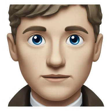 Thomas Shelby with blue eyes  sticker