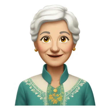 Florida Russian Grandma short hair sticker