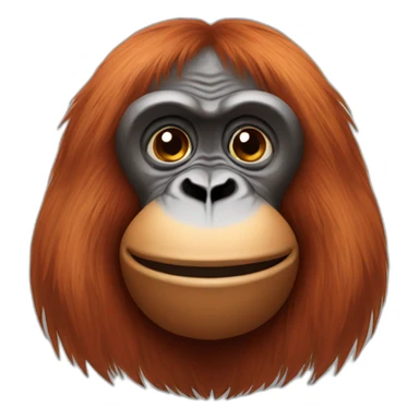 orangutan-with-upper-body sticker