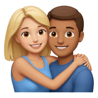 naked couple sticker