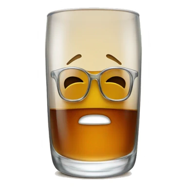 iPhone in whisky glasse  sticker