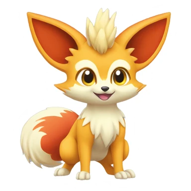  Fennekin-Quilava—Vulpix-Nickit-Fakemon Full body sticker